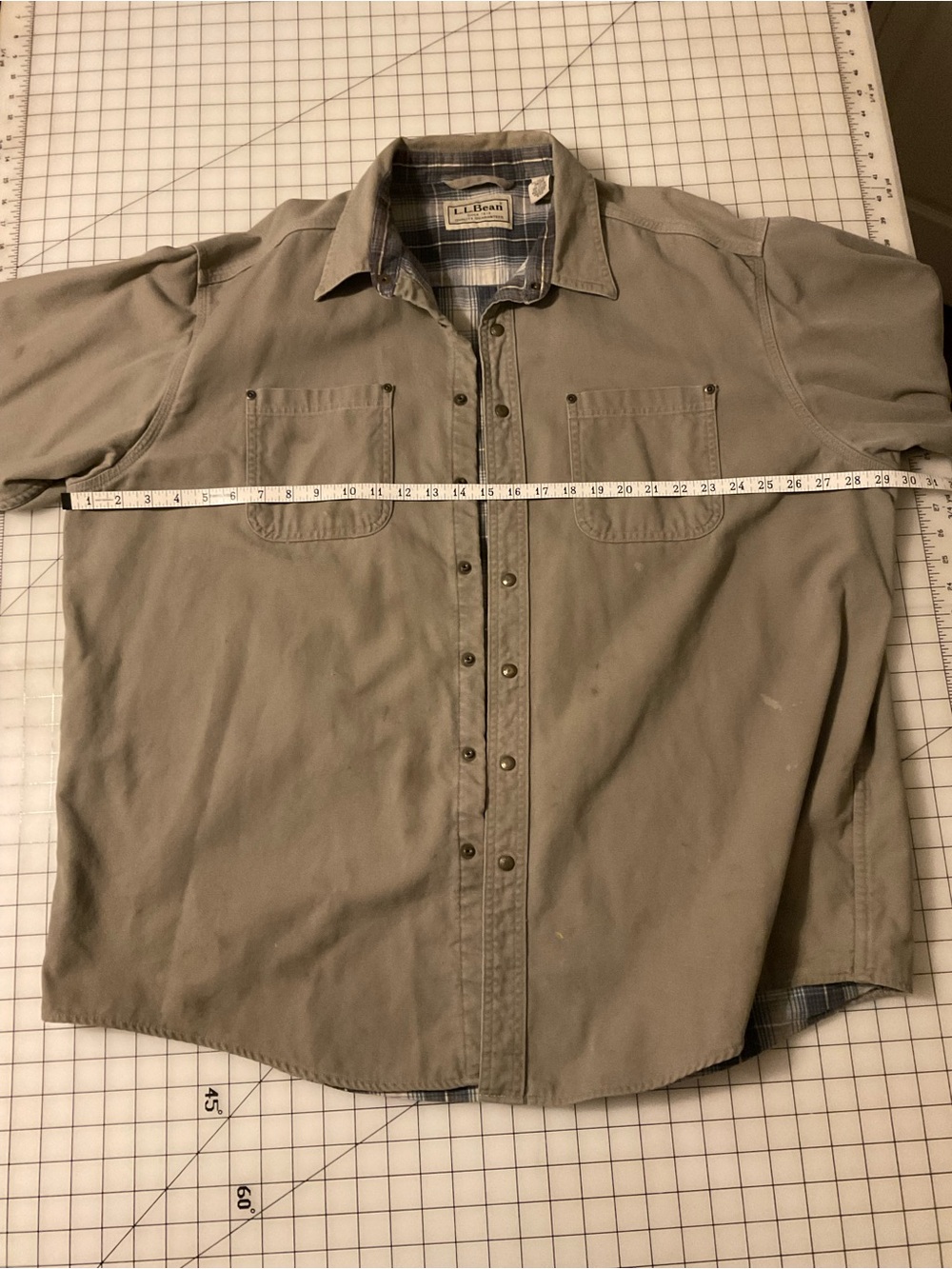 L.L. Bean Men's Tan Thick Shirt Jacket Size XXL